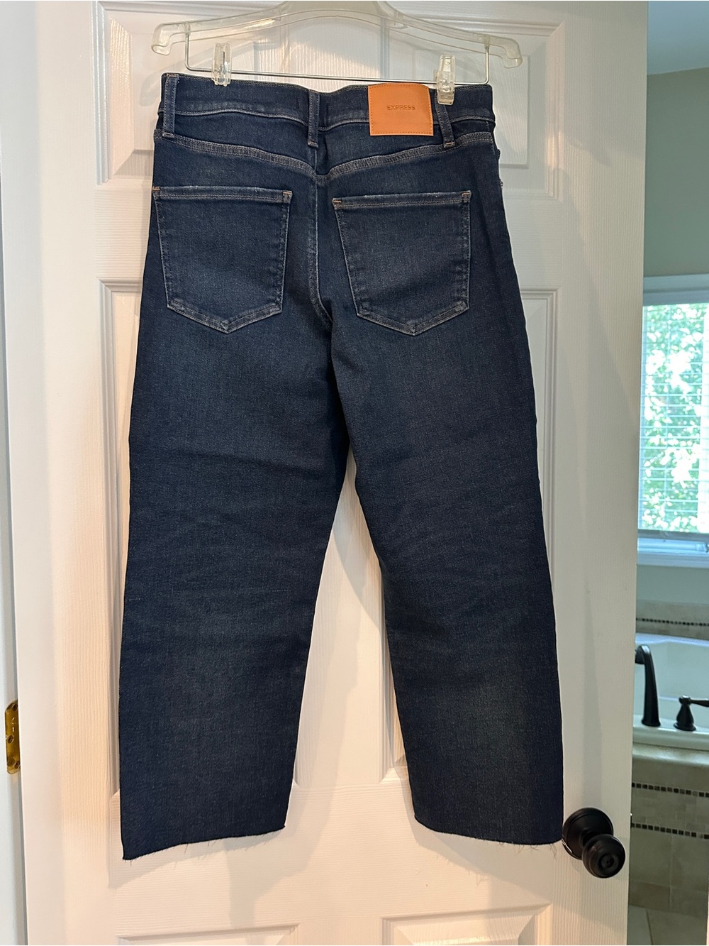 Express Women’s Straight Leg Jeans in Dark Blue Indigo - new with tags